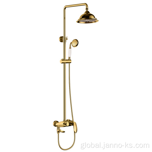 Brass Shower Taps Shower Faucets Brass Mixer Wall Mount Tap Supplier